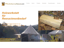 Tablet Screenshot of mittelalterwerkstatt.com